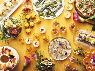 Many Different Types Of Food On A Table
