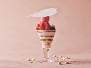 A Glass With A Dessert In It