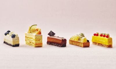 A Group Of Colorful Desserts